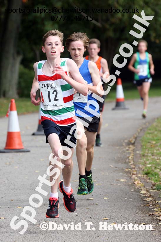 Boys under-15s, Northern Road Relays, Blackpool. Photo: David T. Hewitson/Sports for All Pics